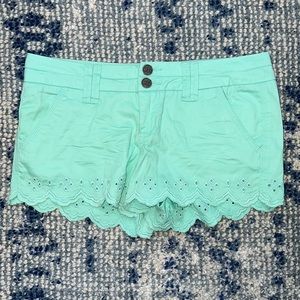 BKE Mint Green Eve Shorts Size 29